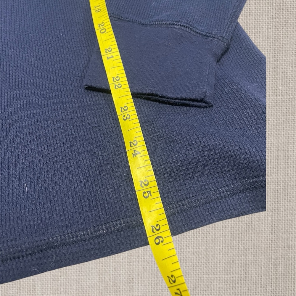 Polo Ralph Lauren Polo Bear Waffle Knit Thermal Shirt Navy Small - Picture 3 of 8